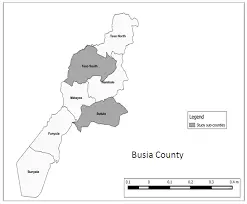 sub-counties in  Busia County