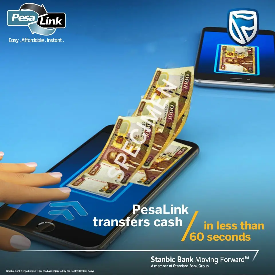 Stanbic Bank PesaLink Charges