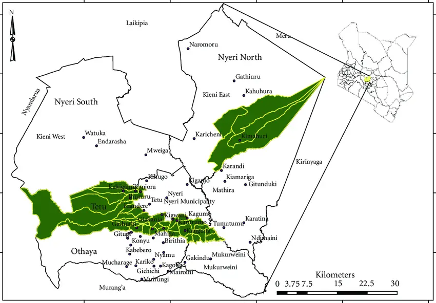Wards In Nyeri County