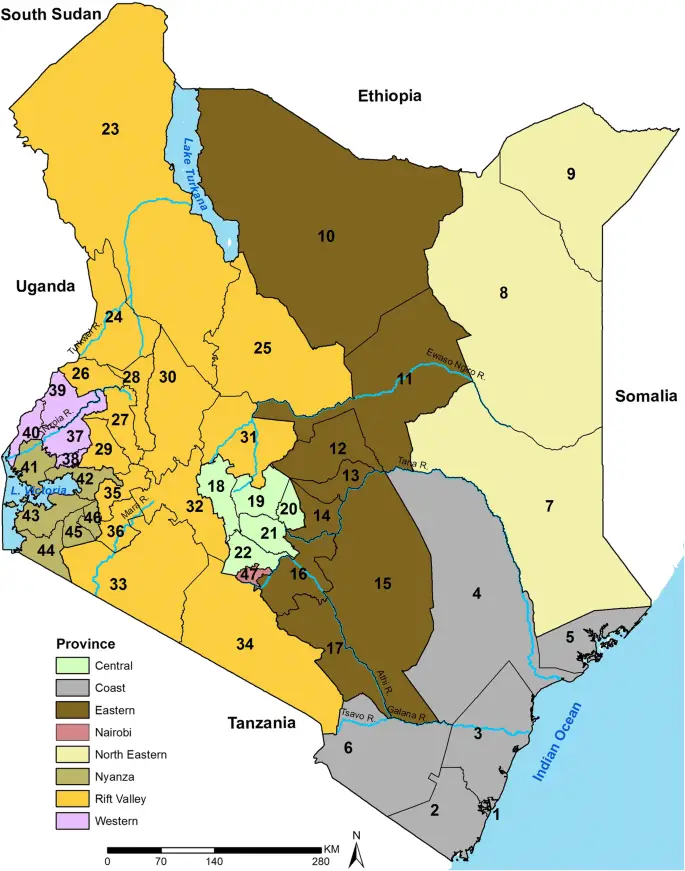 Top 10 Most Populated Counties In Kenya