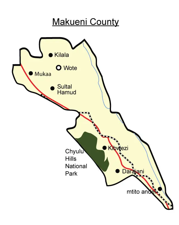 Sub Counties In Makueni County