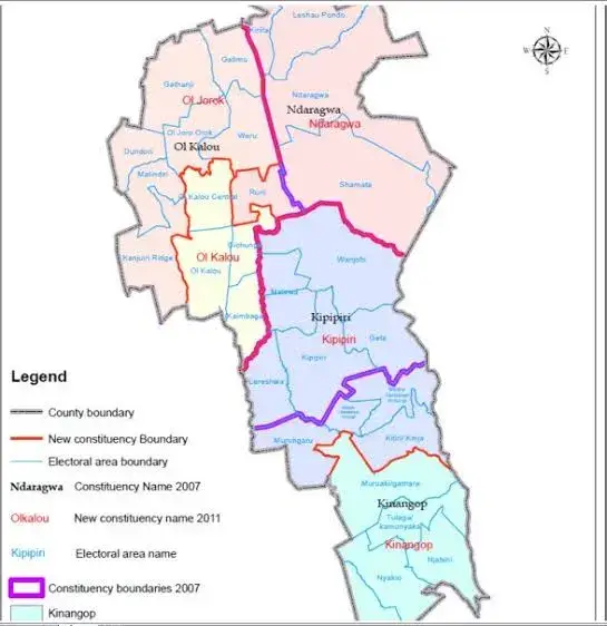 Sub Counties In Nyandarua County