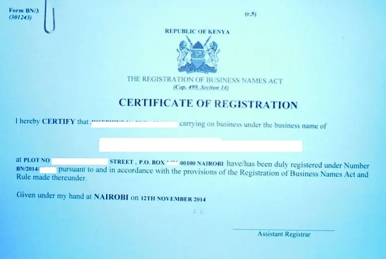 How to Register a Business Name online on ecitizen in Kenya - complete guide