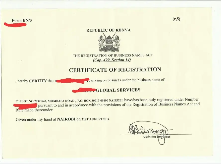 how to apply for a business registration certificate online on ecitizen in kenya - complete guide