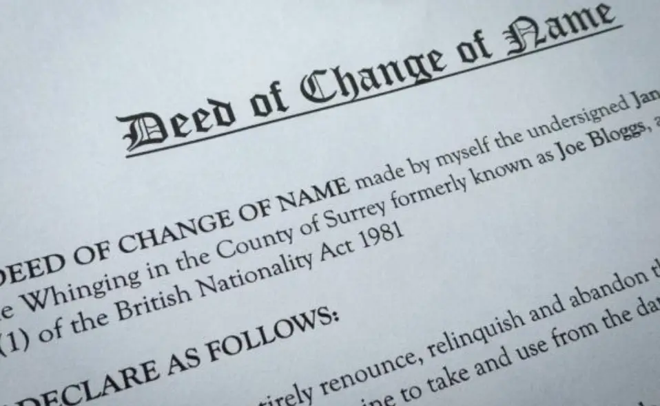 how to apply for change of name in kenya